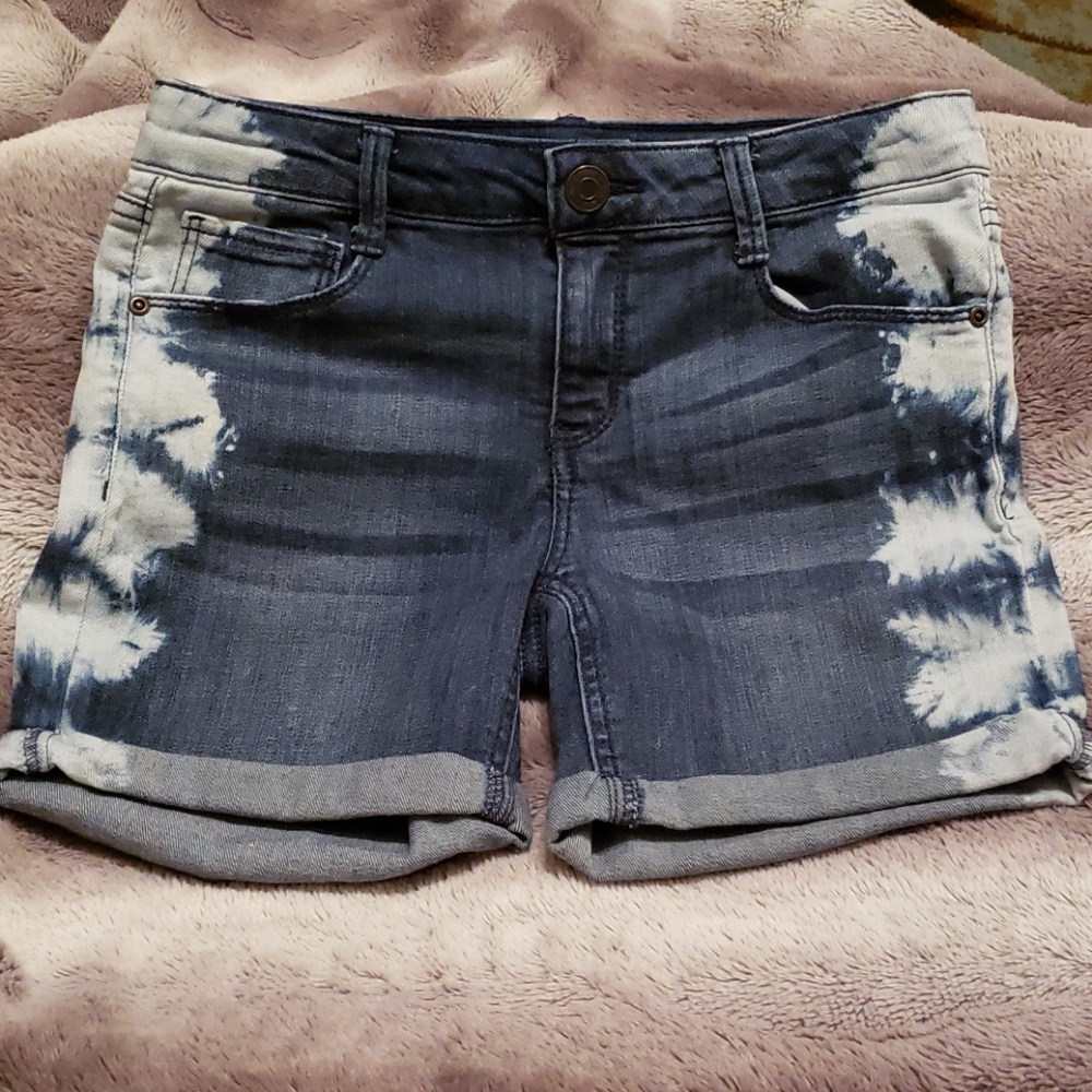 Mudd girls 5 pocket stretch jean shorts